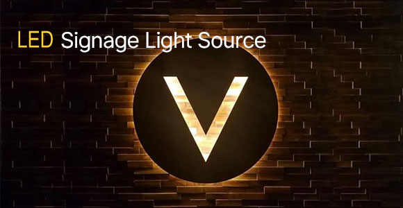 LED signage Light source